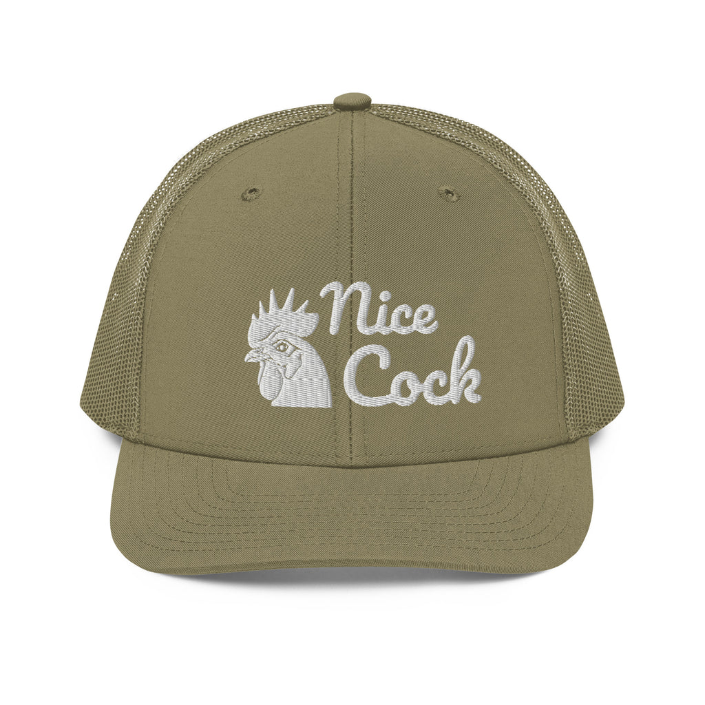 Nice Cock Trucker Cap in Loden - front view