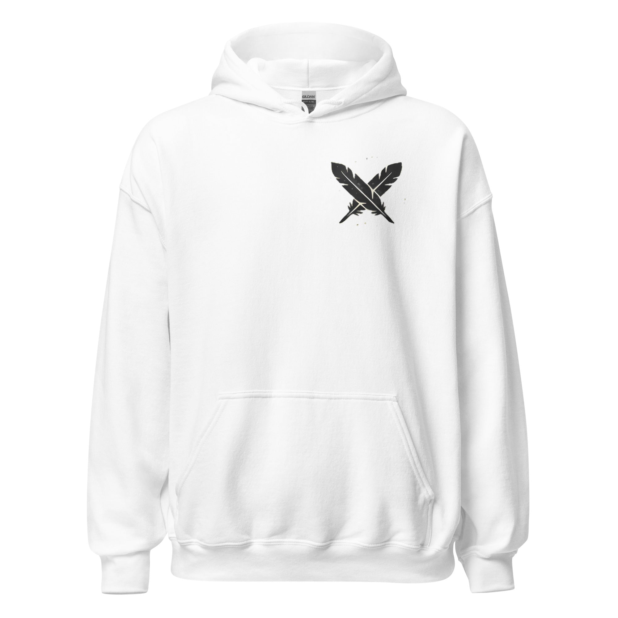 Protect Ya Neck Hoodie in White - front view
